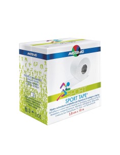 Master Aid Sport Tape Nastro Autoadesivo Per Bendaggio Di Sostegno cm 3,8x10m 1 Bobina Di Nastro